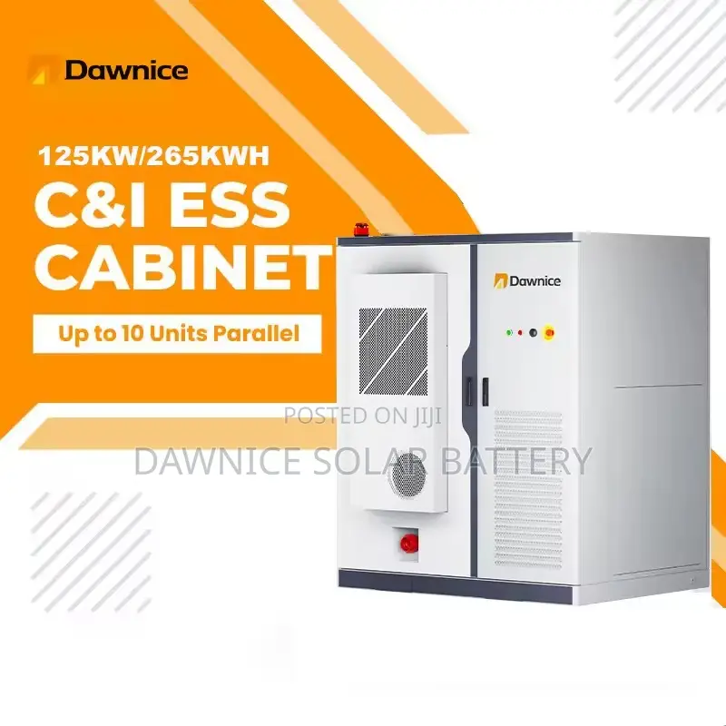 265kwh Solar-Diesel Battery System With High Efficiency and Backup