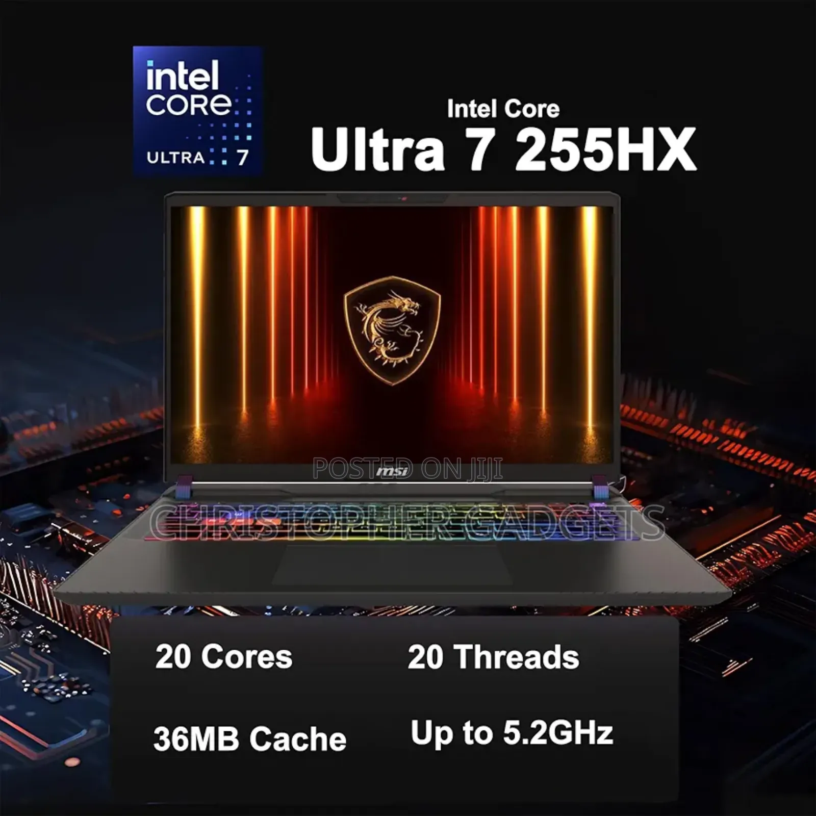 Laptop MSI Vector 17 HX AI A2XWJG 32GB Intel Core I9 SSD 1T