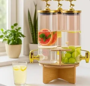 3in1 Juice Dispenser With Rotating Stand