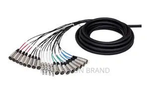 Hosa Sh-16x4-100 Pro-Conex Stage Box Snake, Hosa 16 X XLR Sends and 4