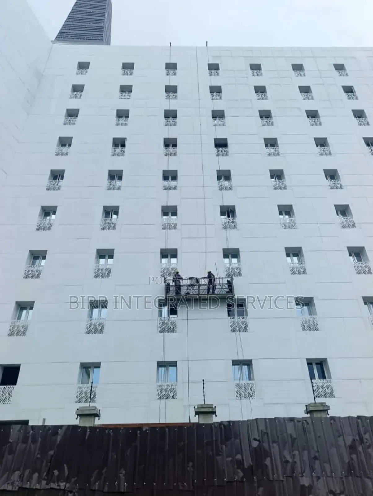 Tower Facade Cleaning