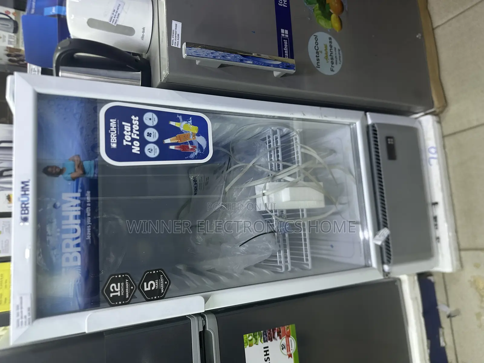 Bruhm Showcase Fridge Bbs-200e Display Refrigerator