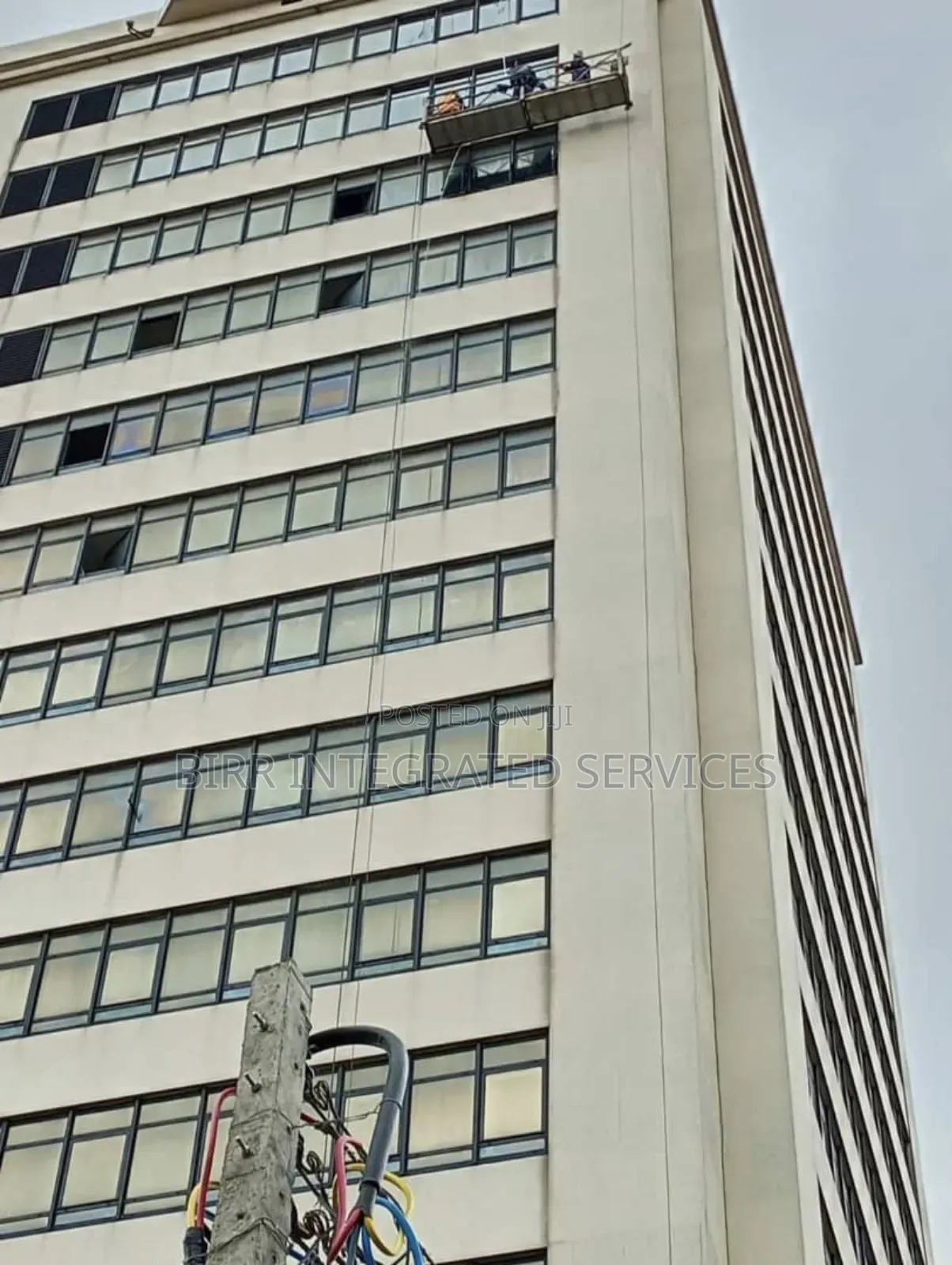 Tower Facade Cleaning