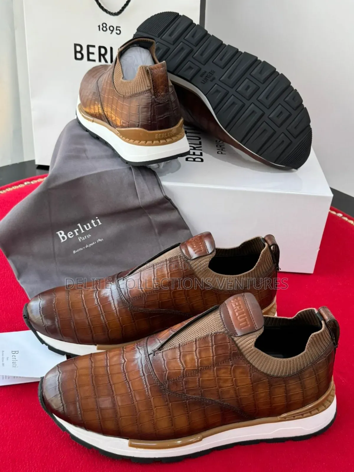 *Original Berluti Skin Sneakers Available in Store