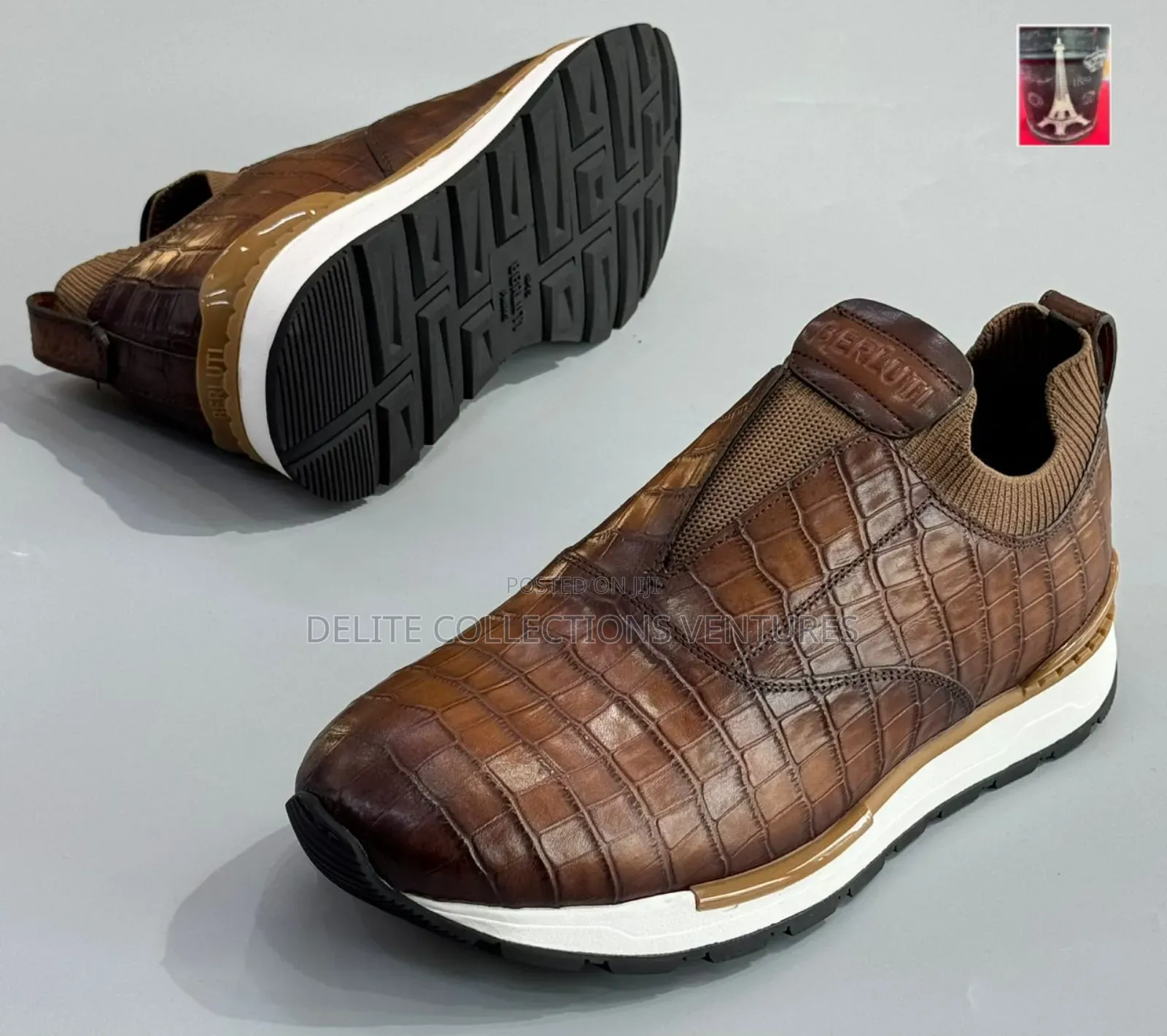 *Original Berluti Skin Sneakers Available in Store
