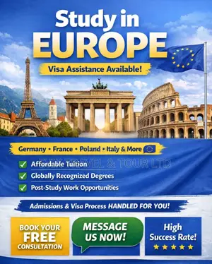 Study in Europe – Admission + Visa Assistance Available!