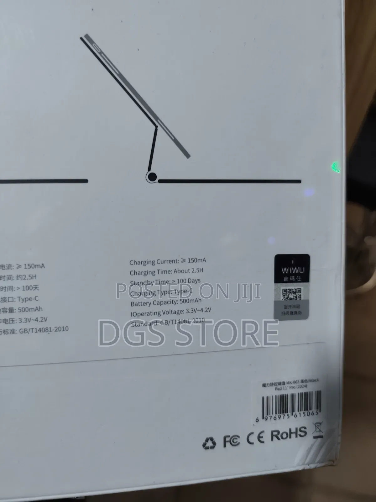 Wiwu Magic Keyboard 2024 iPad Pro M4 11" 13"