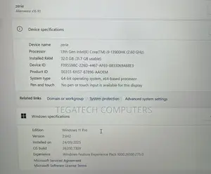 New Laptop Alienware M17x R2 32GB Intel Core i9 SSD 2T