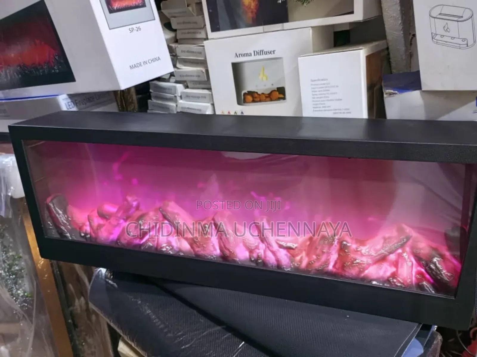 Multi Coloured Led Fireplace Lights