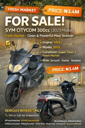 SYM Citycom 2023 Blue