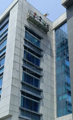 High Rise Building Facade Cleaning