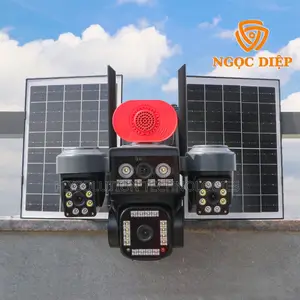 4 Lens V560-Hieasy-4g Premium Four Lens Solar Powered Quad Camera