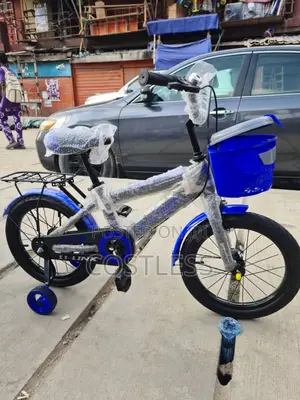 16-Inch Bicycle With Training Wheels and a Front Basket