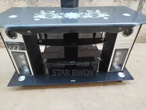 Glass Tv Console With Sound System