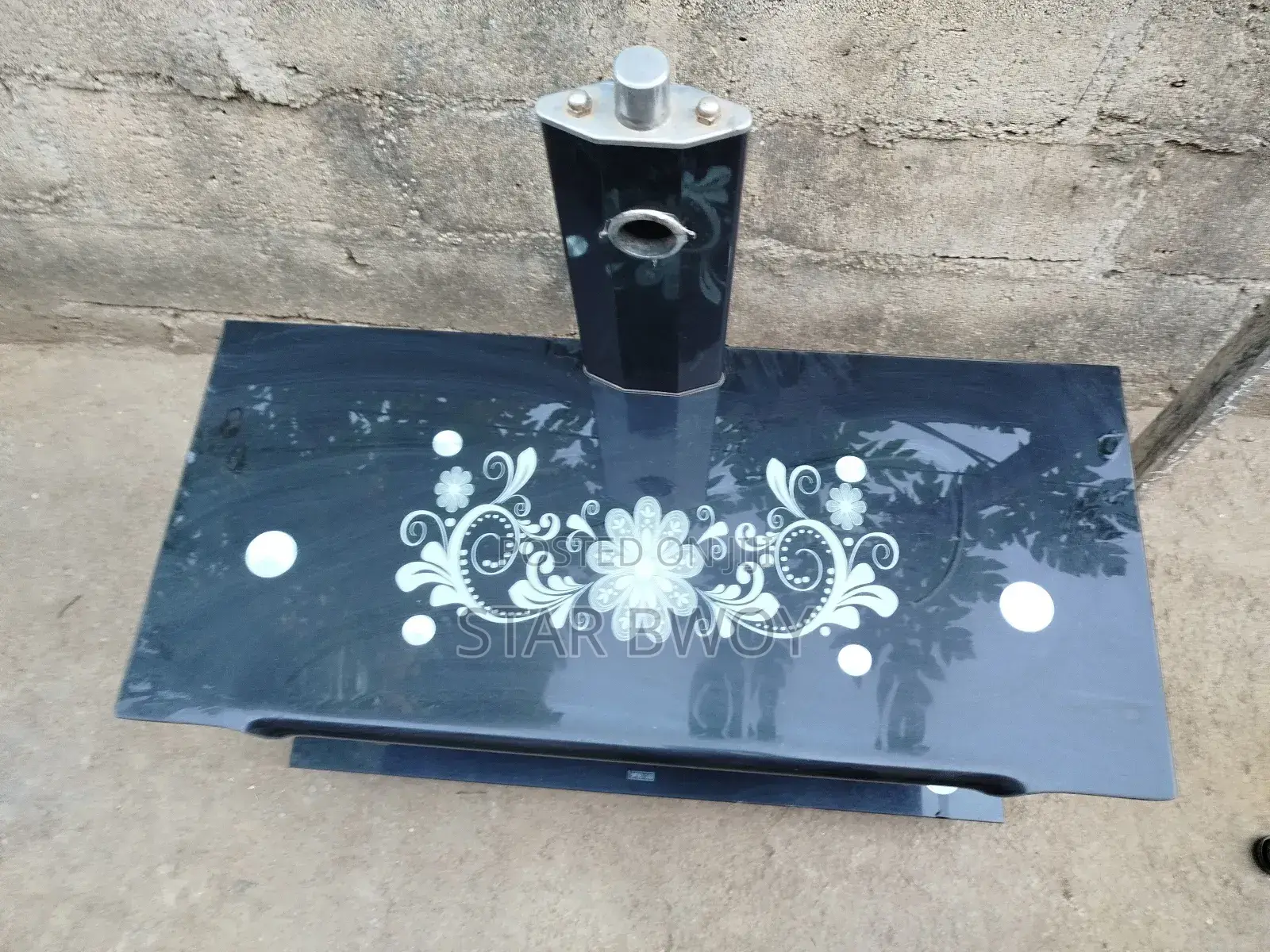 Glass Tv Console With Sound System