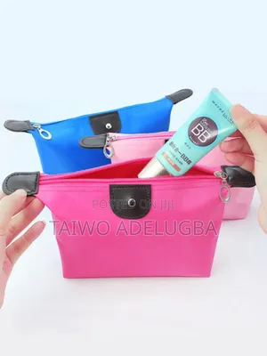 Beautiful Plane Makeup Purse (Per Dozen)