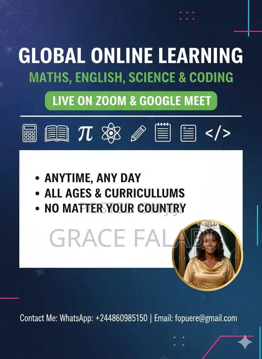 Online Tutor of Maths, English and Coding