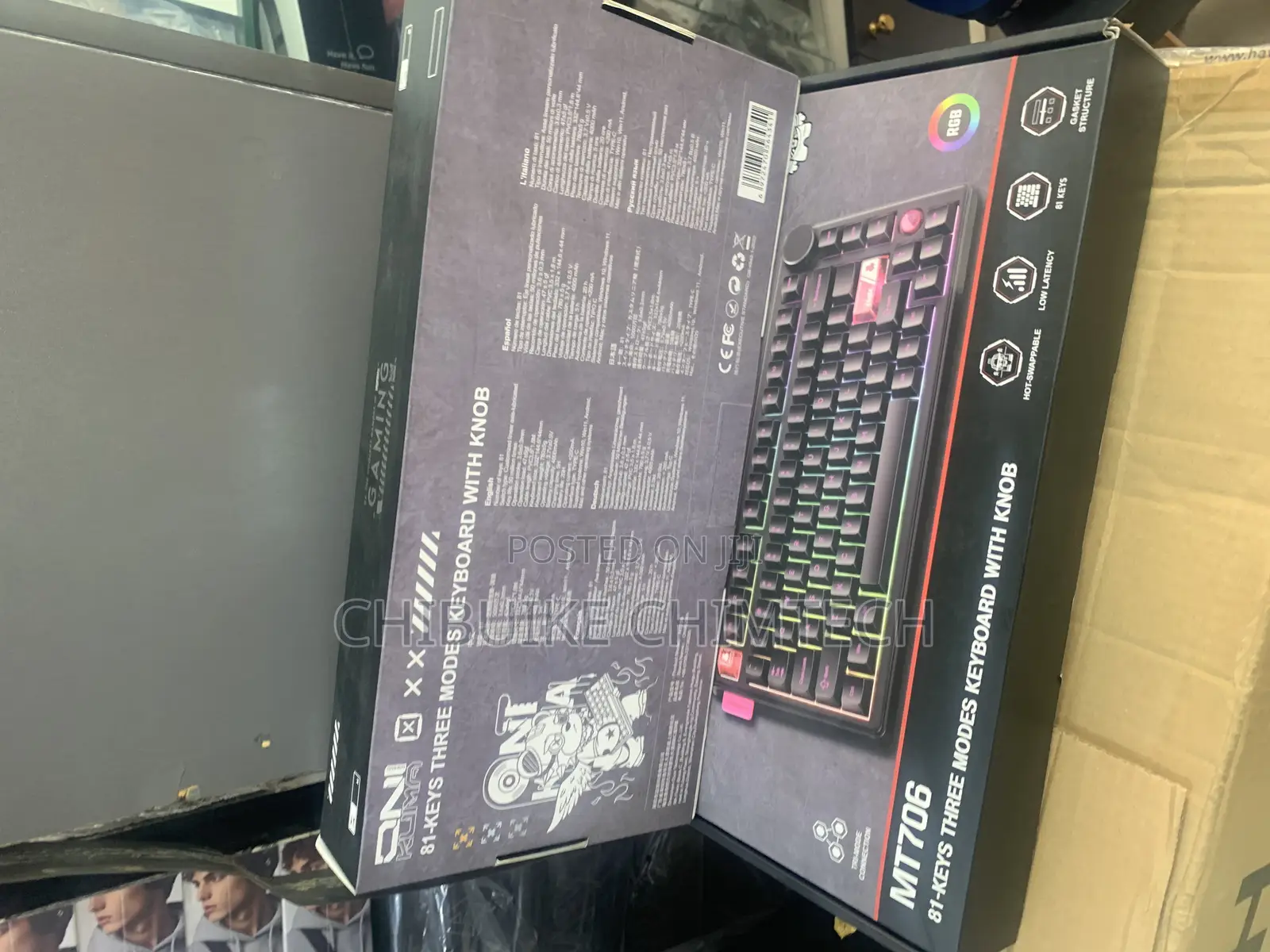 Onikuma Mt706 Gaming Mechanical Keyboard
