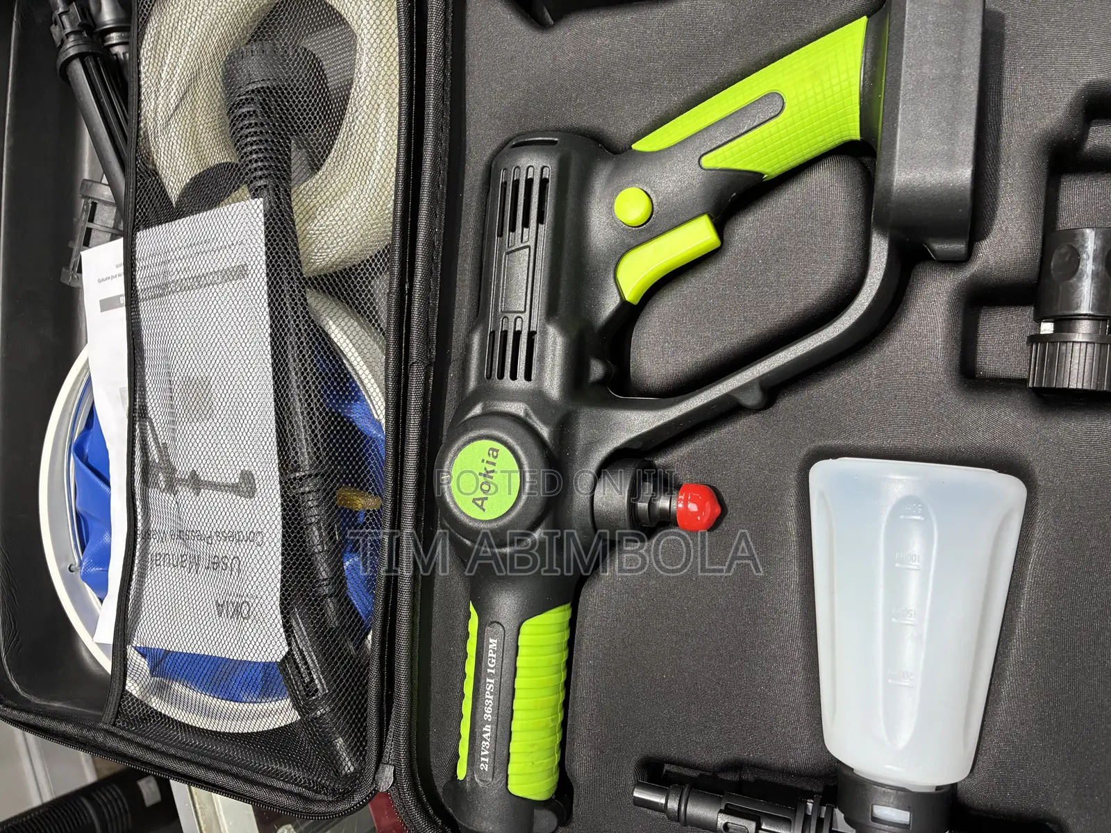 Pressure Washer With 21v Battery