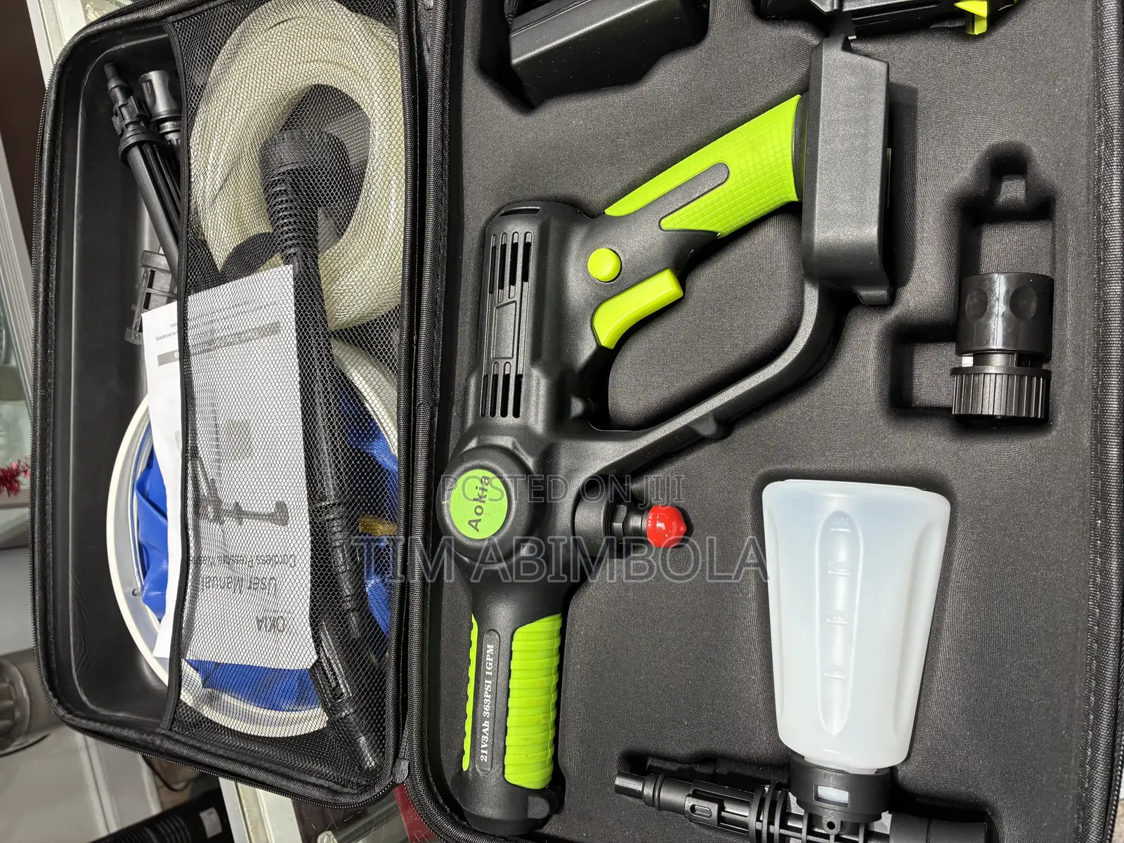 Pressure Washer With 21v Battery