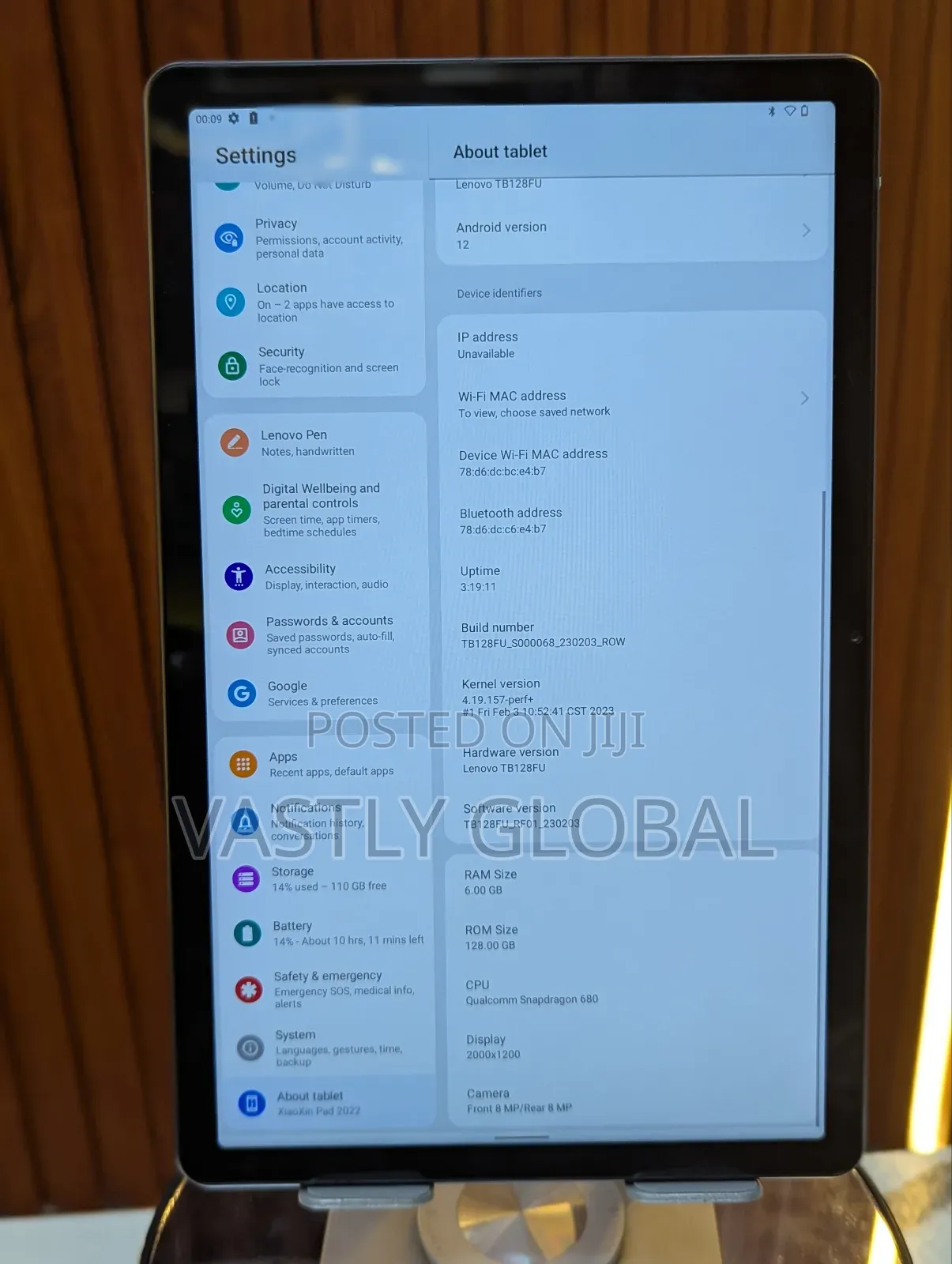 Lenovo Tab M10 Plus (3rd Gen) 128 GB Gray