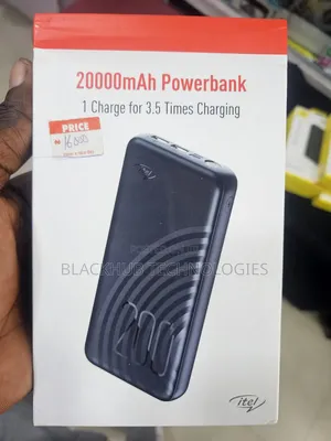 Itel 20000mah Star200 Powerbank With Flash Light