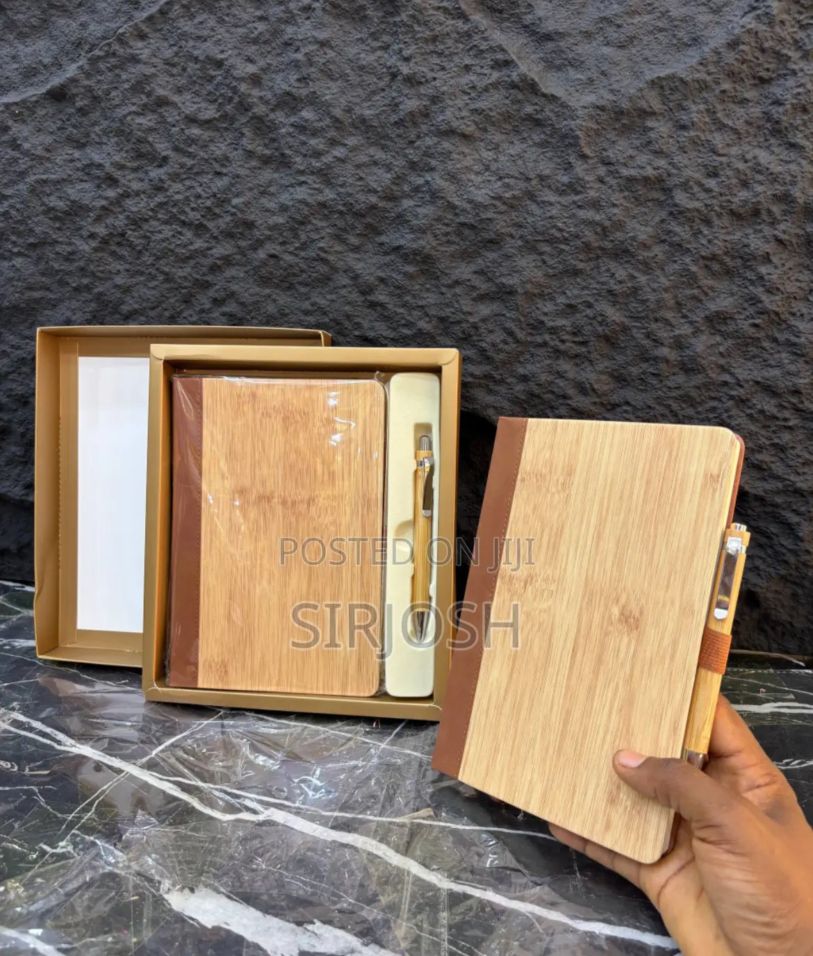 New Design 2in1 Bamboo Cooperate Gift Set