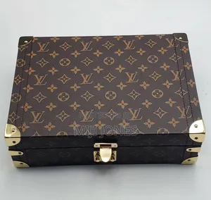 *Louis Vuitton‐Inspired Watch Organizer Box – Holds 8 Timepieces*