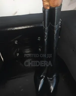 Brand New Black Knee-High Boots (Never Worn)