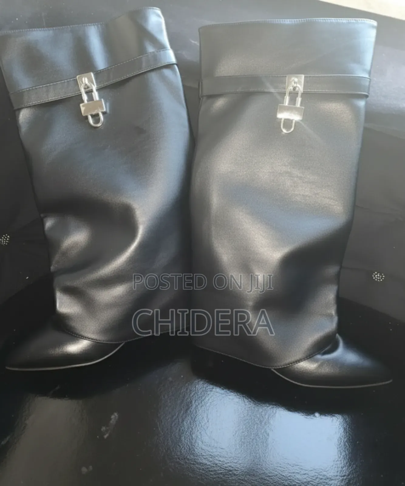 Brand New Black Knee-High Boots (Never Worn)