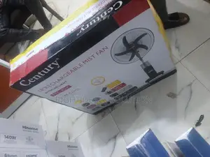 Stay Cool :Century 18" Rechargeable Standing Fan With Water Mist Spray