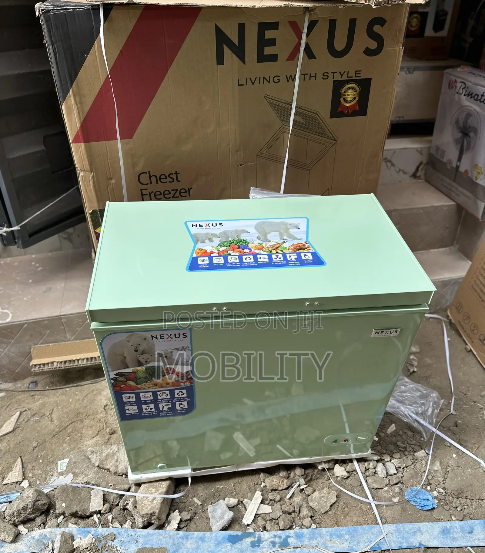 Nexus Lemon Colour Frezzer 200liters
