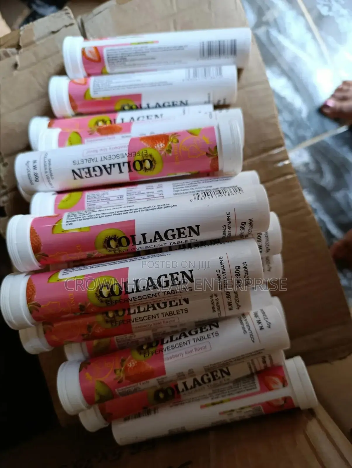 Collagen Effervescent Tablets for Carton