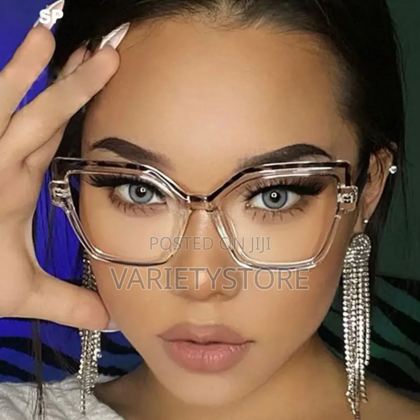 Big Frame Cat Eye Computer Anti-Blue Light Blocking Glasses