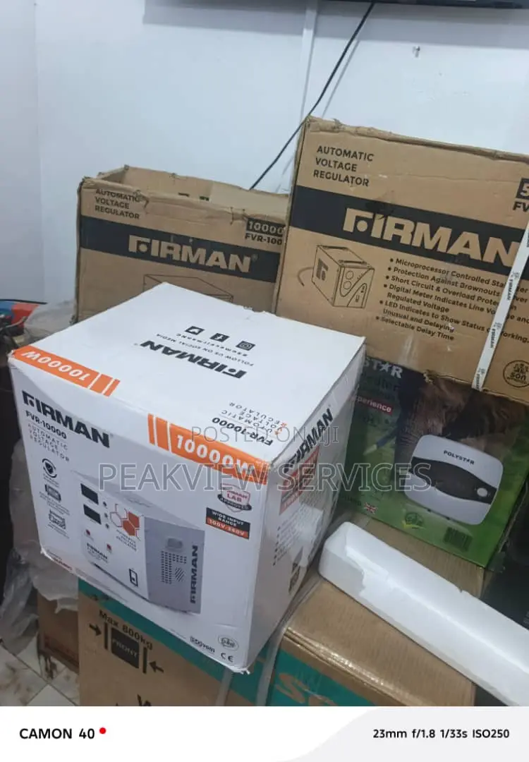 Firman FVR-10000 Power Regulation System
