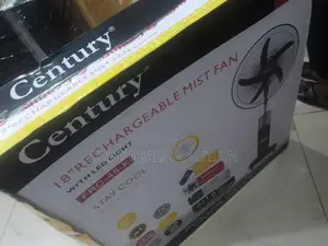 Advanced Century 18" Rechargeable Misting Fan With Timer Remote