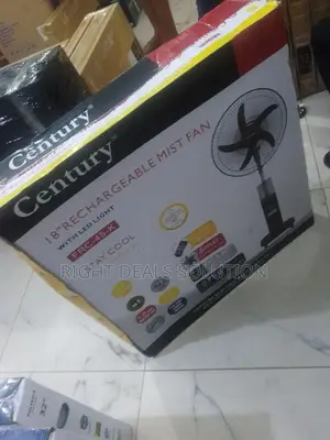 Freedom to Cool: Century’S Rechargeable Standing Mist Fan