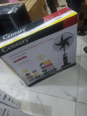 The Century 18" Mist Fan – Where Power Meets Portability