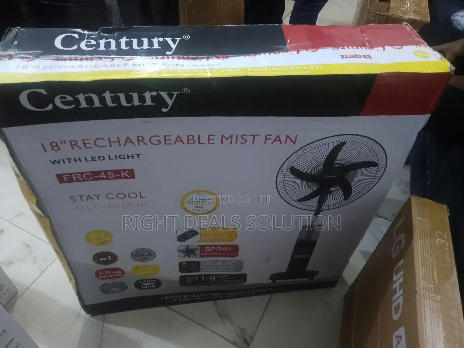 Backyard, Patio, Indoors: Century’S All-Place Mist Fan