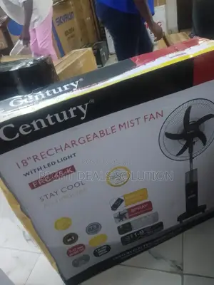 The Cordless Wonder: Century’S 18-Inch Misting Standing Fan