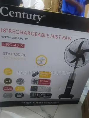 Turn Up the Chill: Century’S Portable Standing Mist Fan
