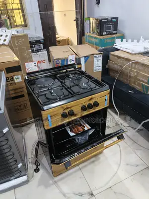 Brand New Maxi 60x60 3+1 Gas Cooker Wood Finish With Oven