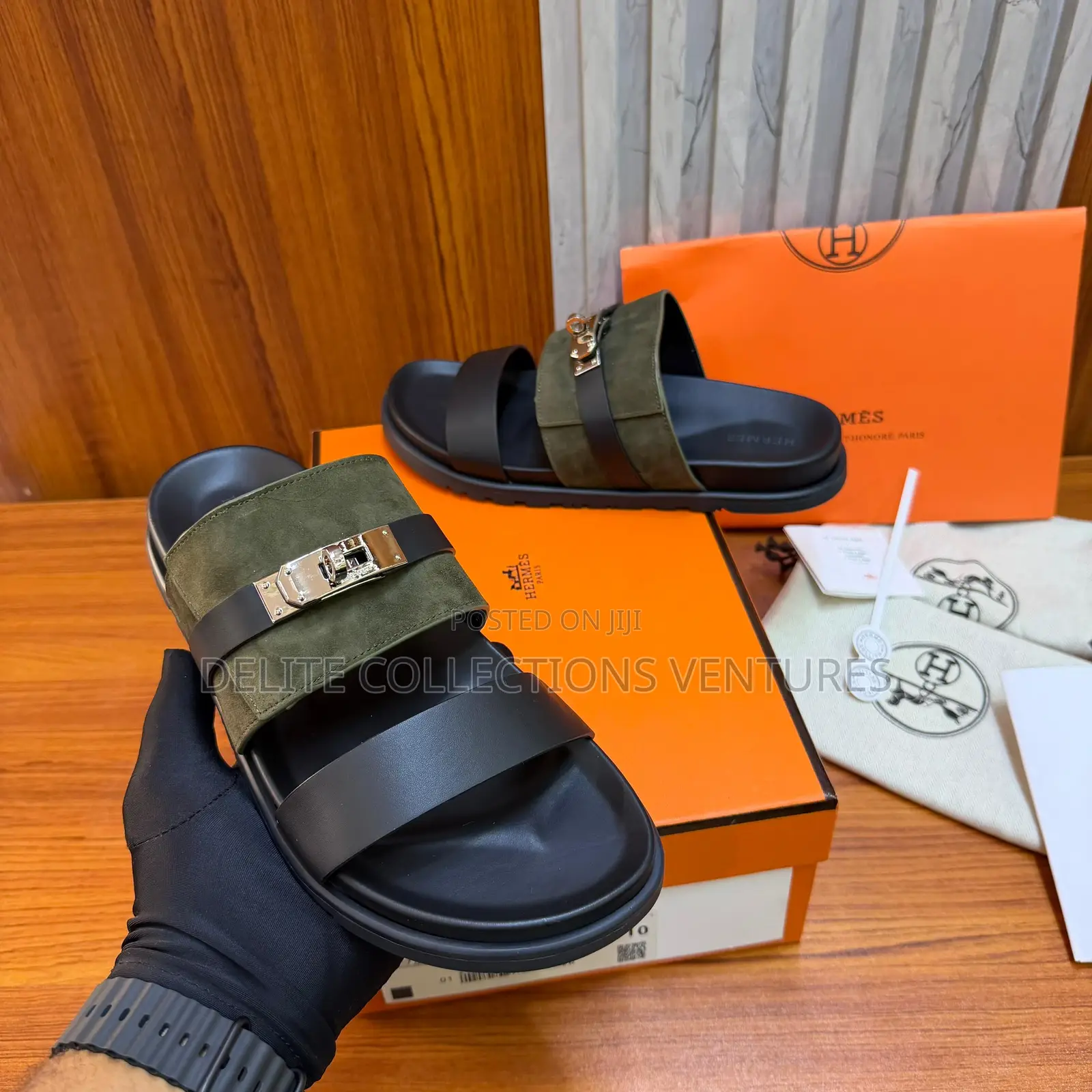 Luxury Update Original Hermes Jackson Sandal.