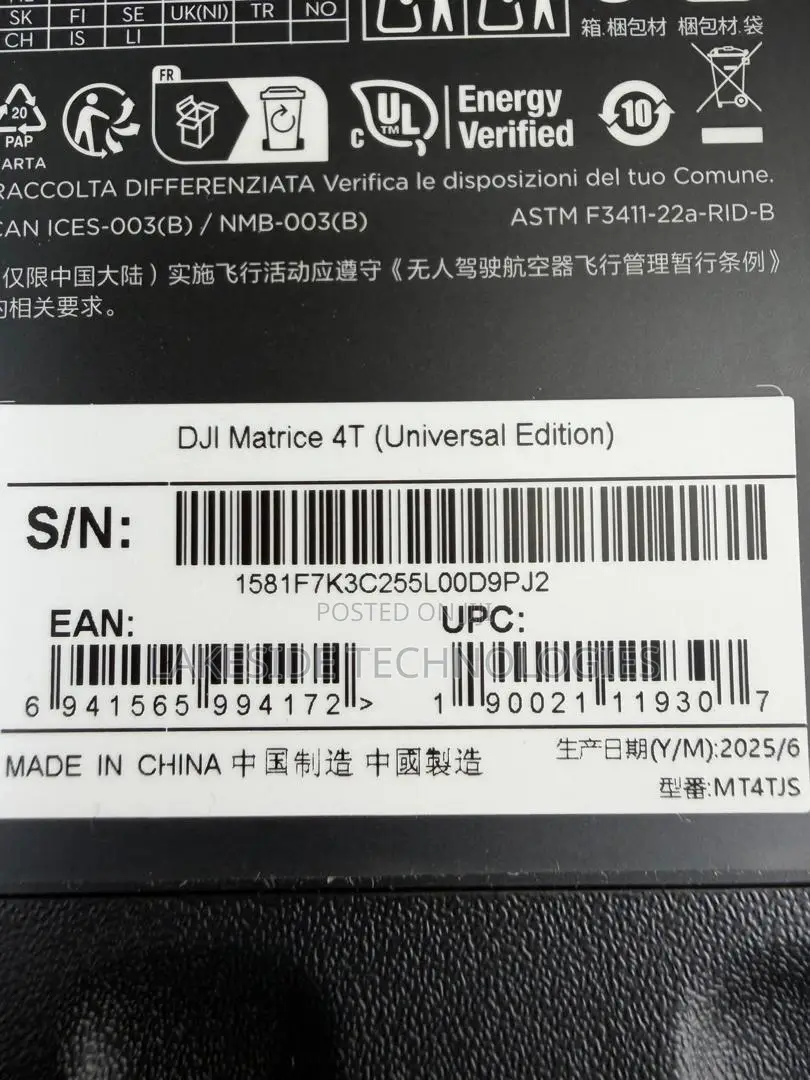 Dji Matrice 4t Thermal Drone