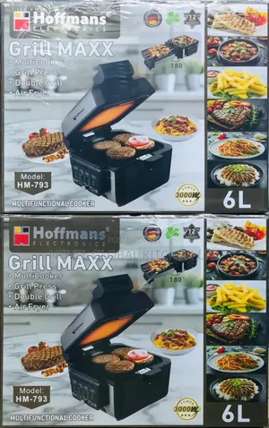 6.0l Hoffmans Multicooker/Airfryer and Grill Maxx