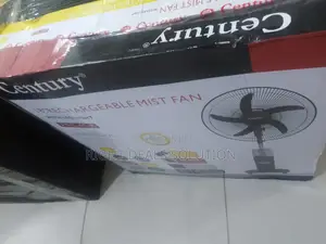 Versatile 18" Rechargeable Mist Fan for Indoor/Outdoor Use