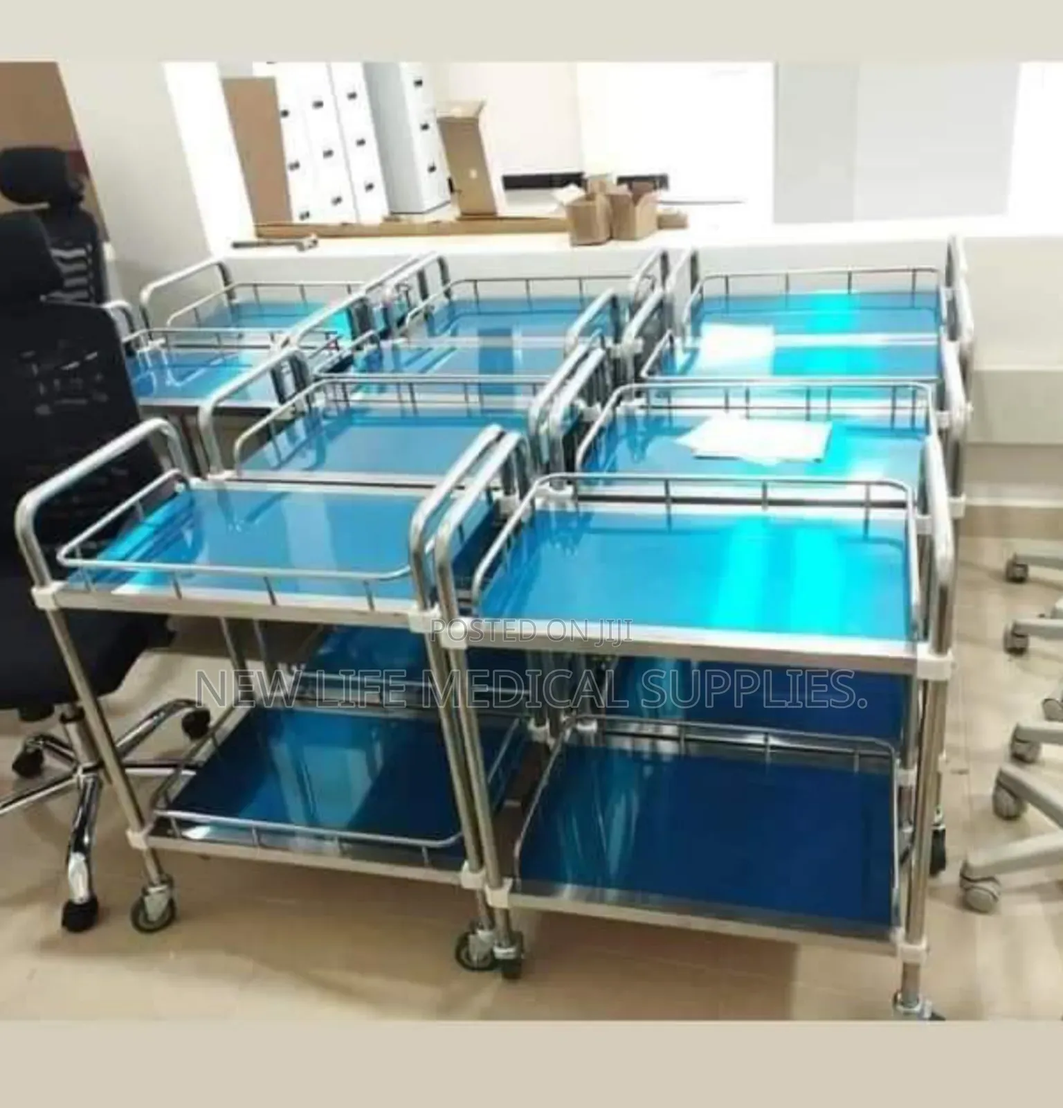 Instrument Trolley Double Step