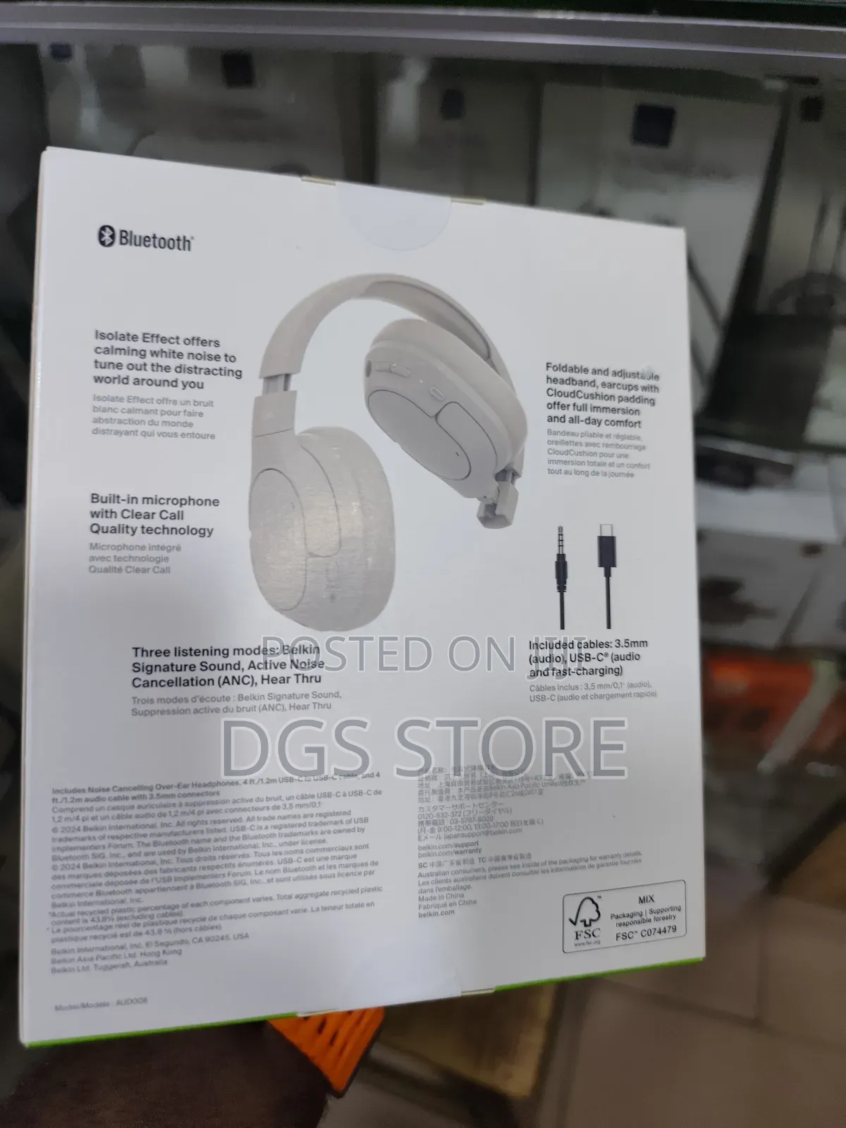 Belkin Soundform Isolate Bluetooth Headphone