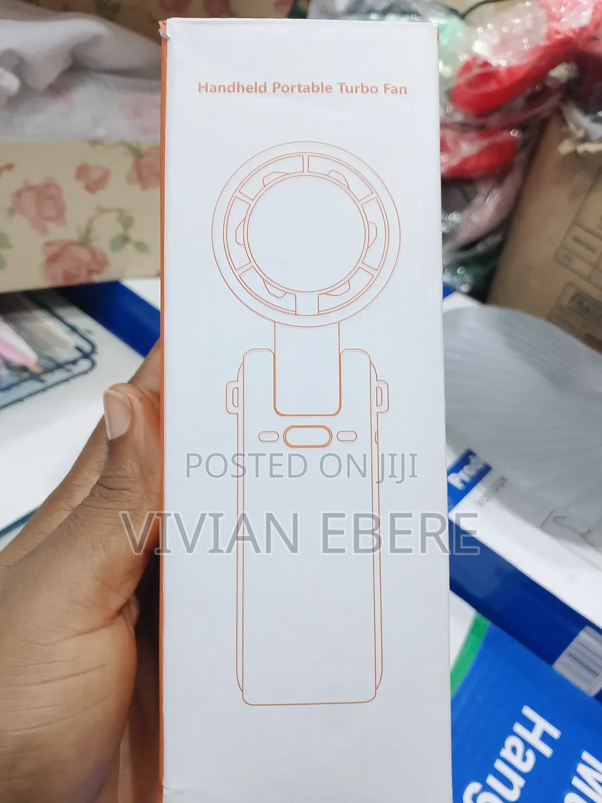 Bladeless Mini Hand Fan With Rope