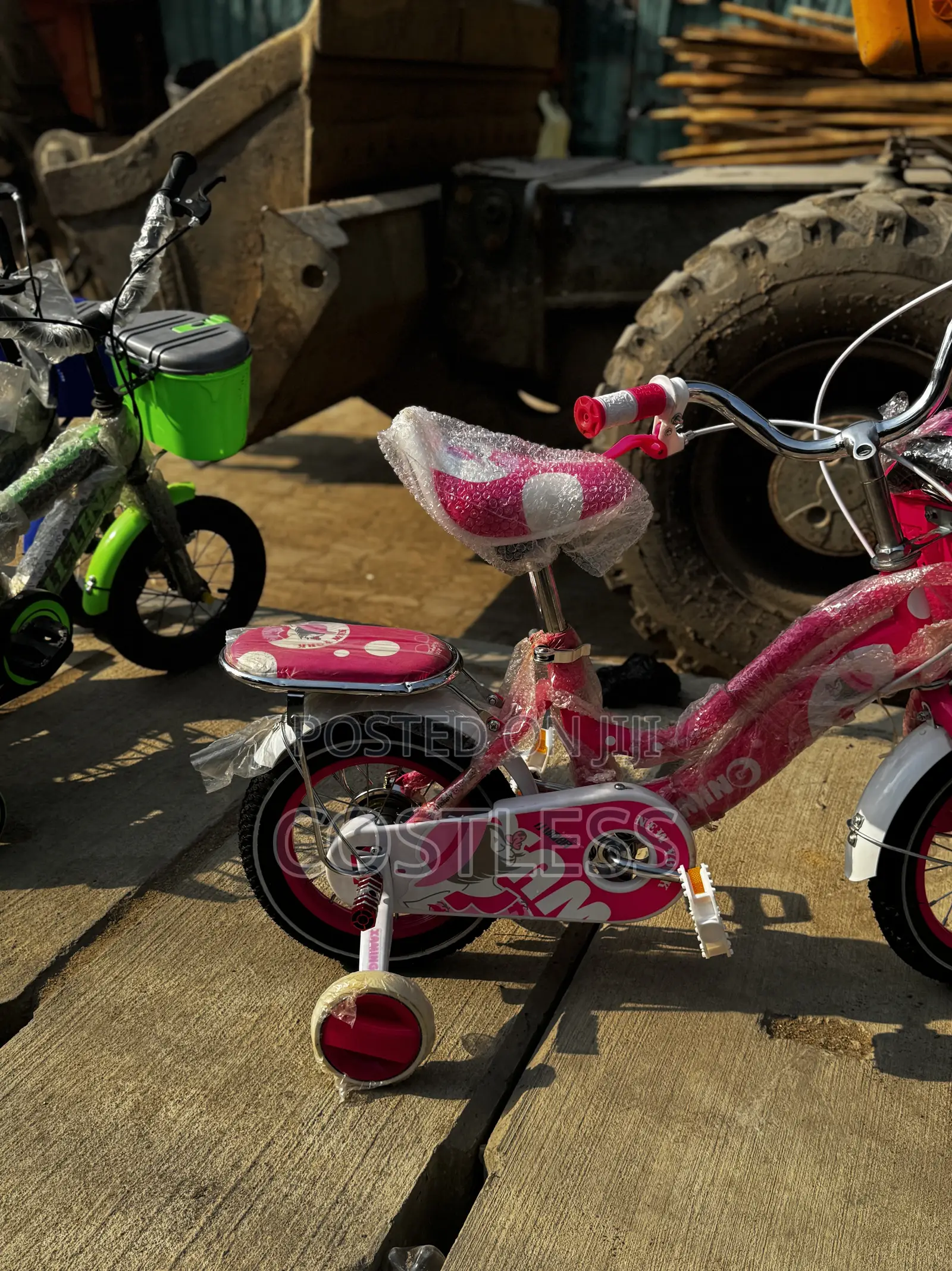Pink 12-Inch Children's Bicycle
